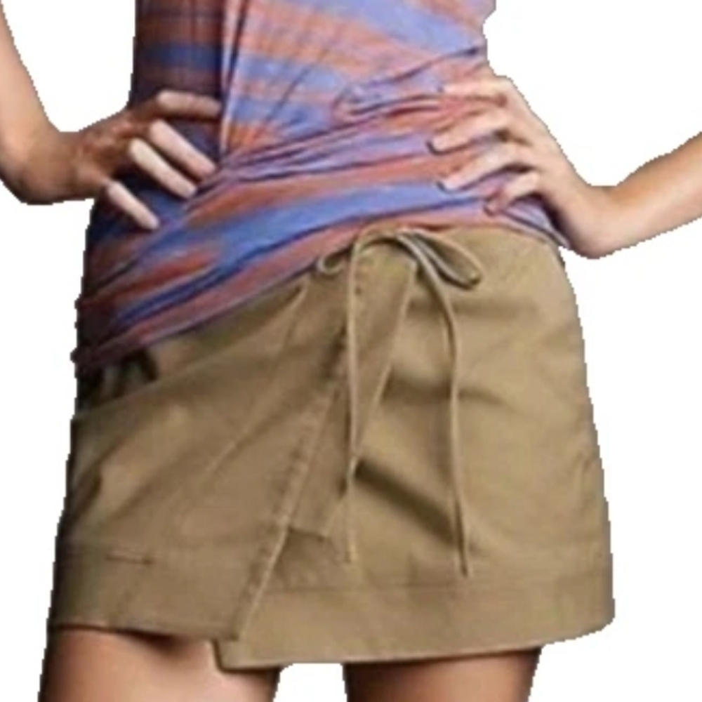 Proenza Schouler Tie Waist Wrap Mini Skirt